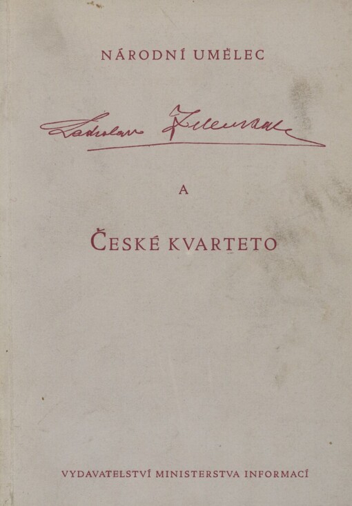 Národní umělec Ladislav Zelenka a České kvarteto