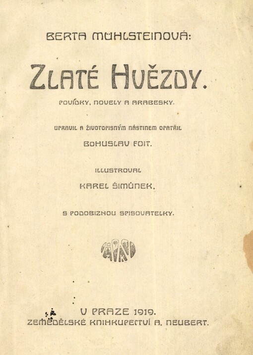 Zlaté hvězdy : povídky, novely a arabesky