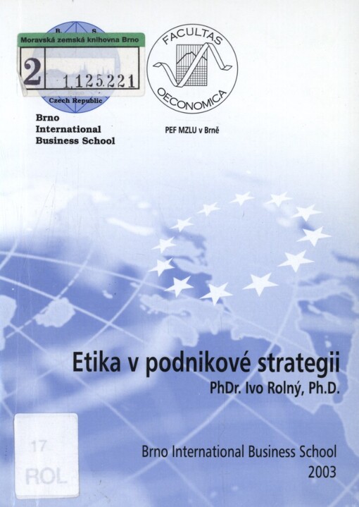 Etika v podnikové strategii: metodologické postupy integrace etiky do podnikové strategie