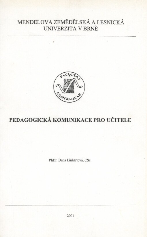 Pedagogická komunikace pro učitele
