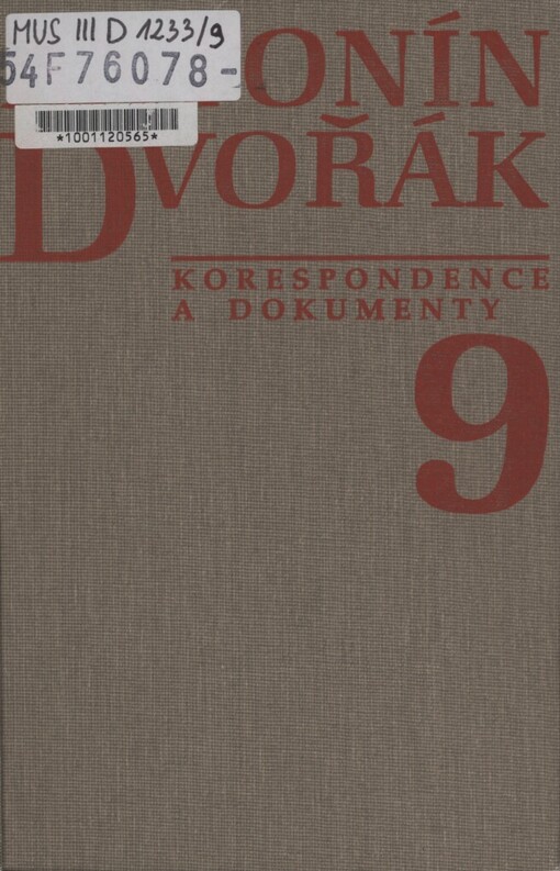 Korespondence a dokumenty: kritické vydání