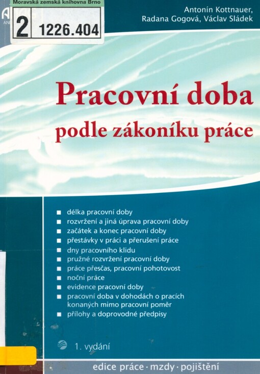 Pracovní doba podle zákoníku práce
