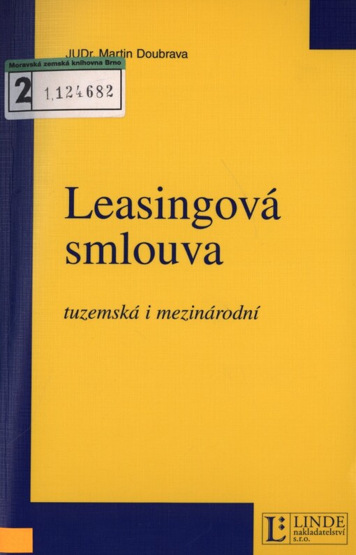 Leasingová smlouva: tuzemská i mezinárodní
