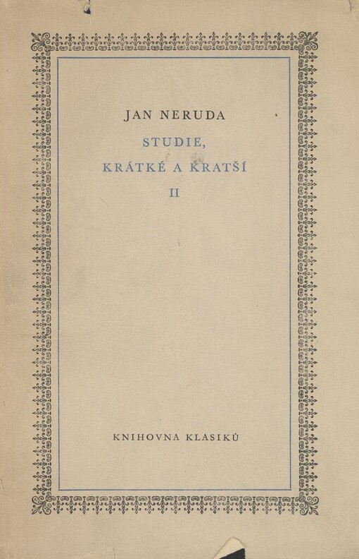 Studie, krátké a kratší.II