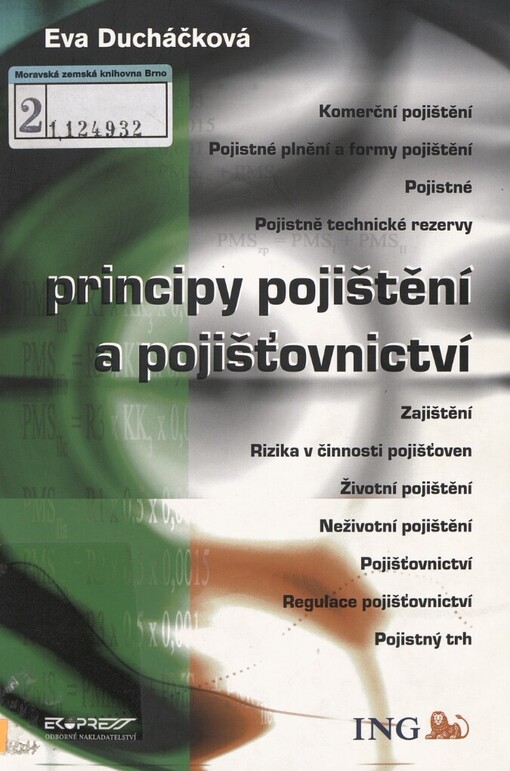 Principy pojištění a pojišťovnictví