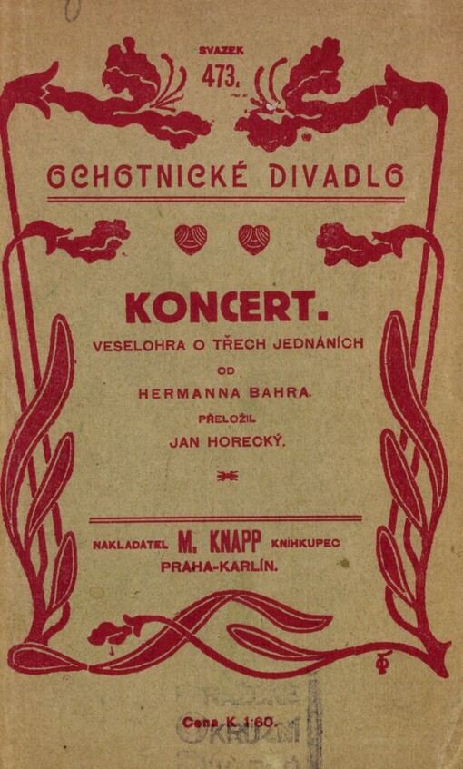 Koncert :Veselohra ve 3 jedn.