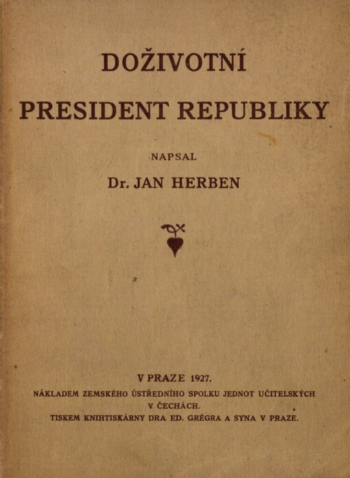 Doživotní president republiky