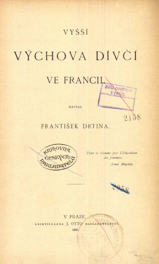 Vyšší výchova dívčí ve Francii