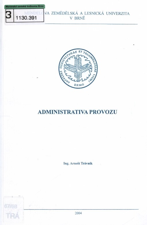 Administrativa provozu