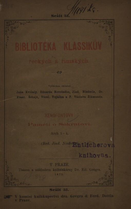 Xenofontovy Paměti o Sokratovi