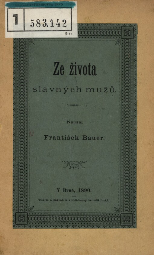 Ze života slavných mužů