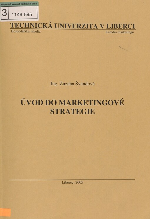 Úvod do marketingové strategie