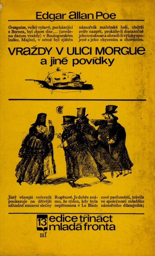 Vraždy v ulici Morgue a jiné povídky, 2. vyd.