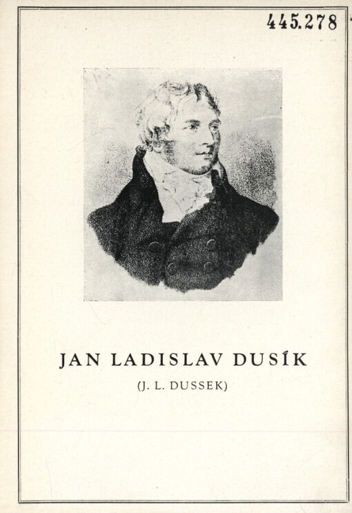 Jan Ladislav Dusík (J.L. Dussek): 1760-1960 : výběrová biliografie