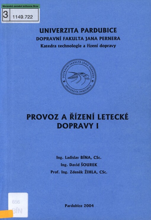 Provoz a řízení letecké dopravy I
