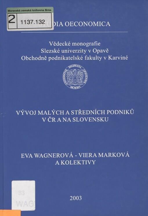 Vývoj malých a středních podniků v ČR a na Slovensku