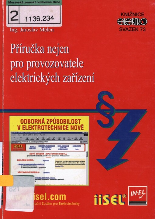 Příručka nejen pro provozovatele elektrických zařízení