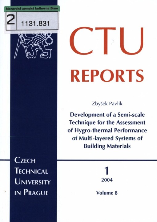 Development of a semi-scale technique for the assessment of hygro-thermal performance of multi-layered systems of building materials