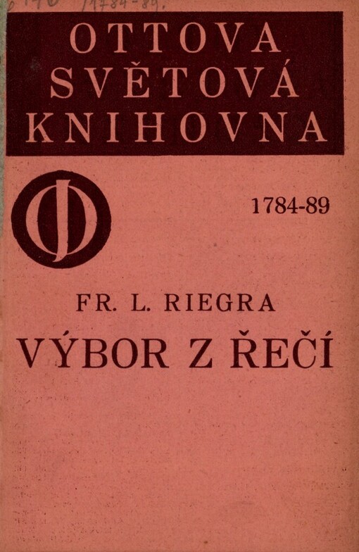 Fr. L. Riegra Výbor z řečí