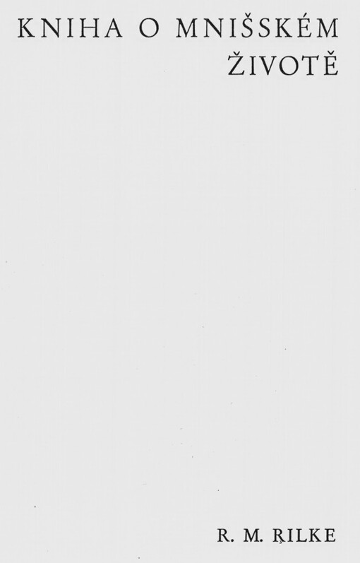 Kniha o mnišském životě