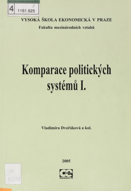 Komparace politických systémů I