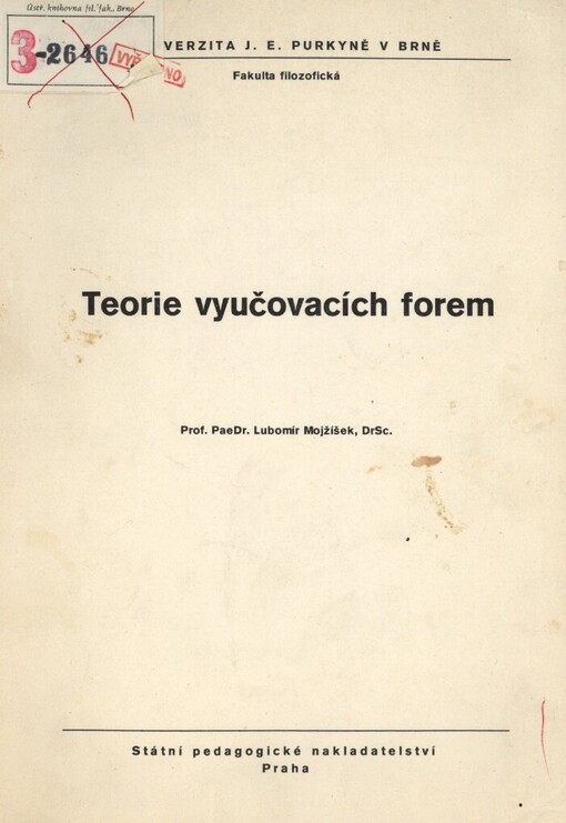 Teorie vyučovacích forem