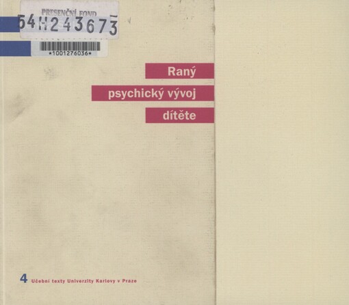Raný psychický vývoj dítěte