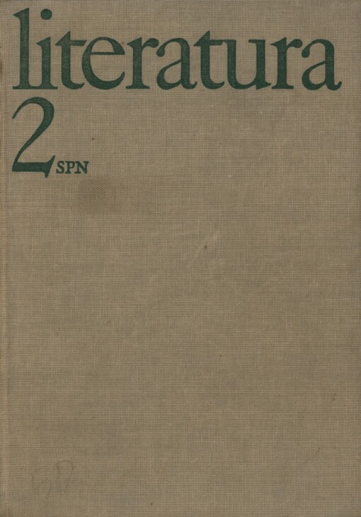 Literatura pro 2. ročník středních škol