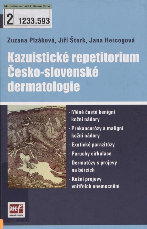 Kazuistické repetitorium česko-slovenské dermatologie
