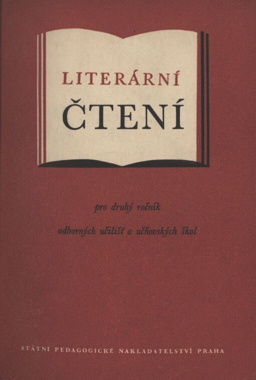 Literární čtení :pro druhý ročník odborných učilišť a učňovských škol