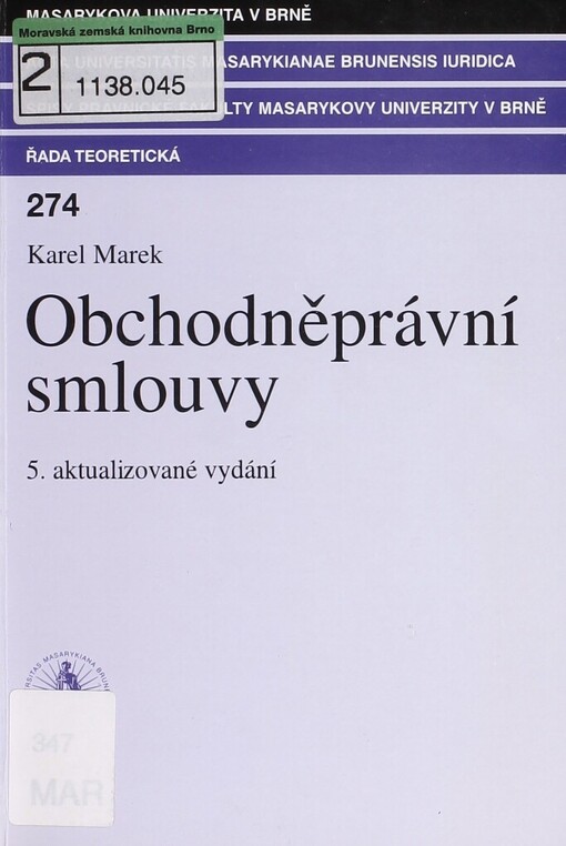 Obchodněprávní smlouvy