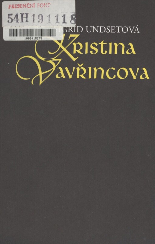 Kristina Vavřincova