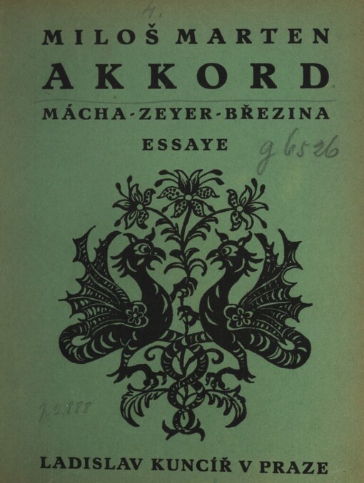 Akkord: Mácha-Zeyer-Březina : Essaye