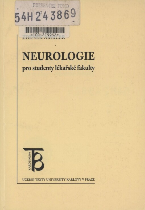 Neurologie pro studenty lékařské fakulty