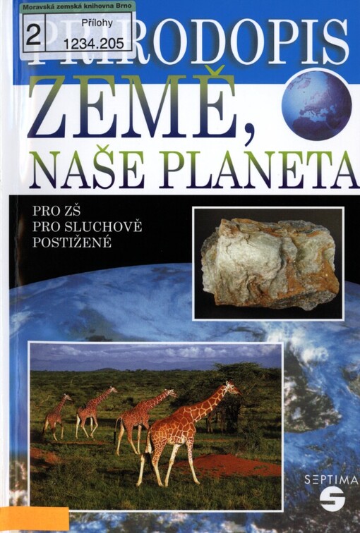 Země, naše planeta: přírodopis pro základní školy pro sluchově postižené