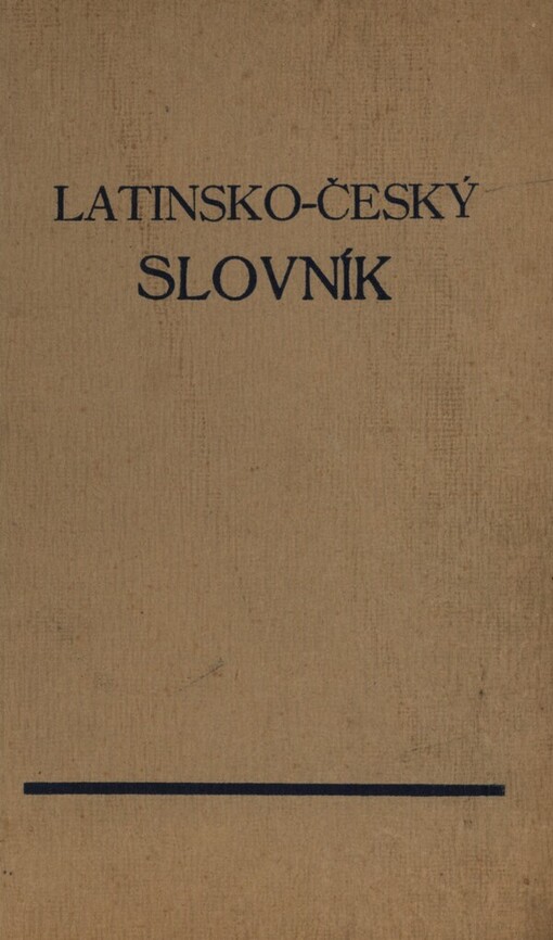 Latinsko-český slovník