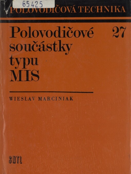 Polovodičové součástky typu MIS