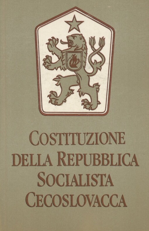 Constituzione della Repubblica Socialista Cecoslovacca