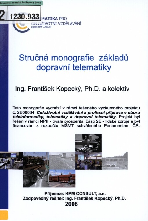 Stručná monografie základů dopravní telematiky