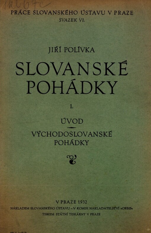 Slovanské pohádky.I,Úvod.