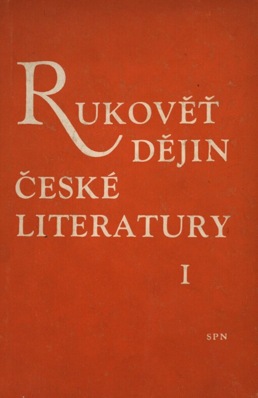 Rukověť dějin české literatury pro 1. ročník středních všeobecně vzdělávacích škol