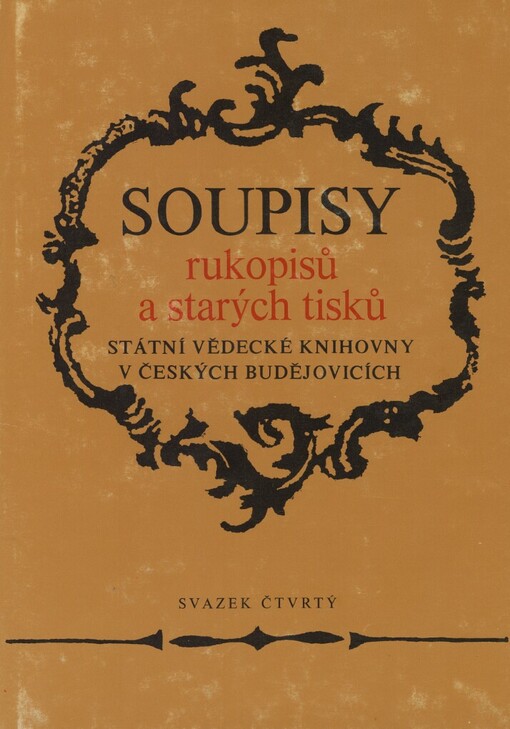 Tisky 16.-18. století z knihovny kaplanů v Českém Krumlově