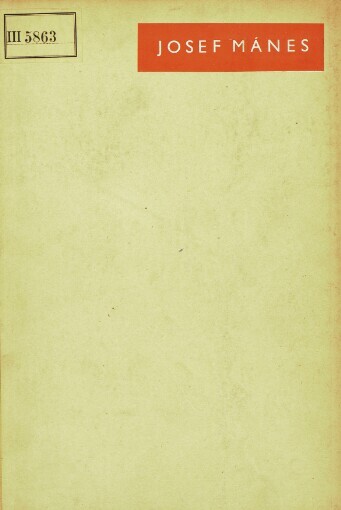 Josef Mánes :[výbor obrazů