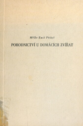 Porodnictví u domácích zvířat