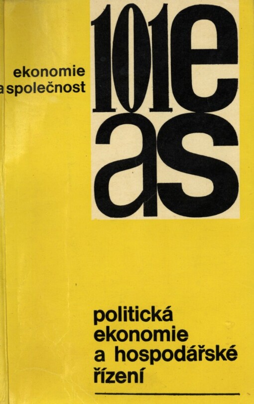 Politická ekonomie a hospodářské řízení