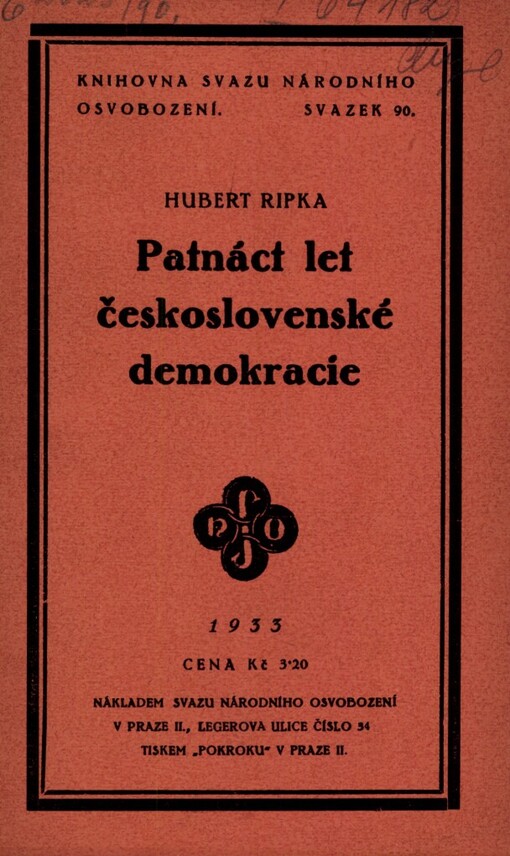 Patnáct let československé demokracie