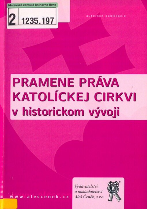 Pramene práva Katolíckej cirkvi v historickom vývoji