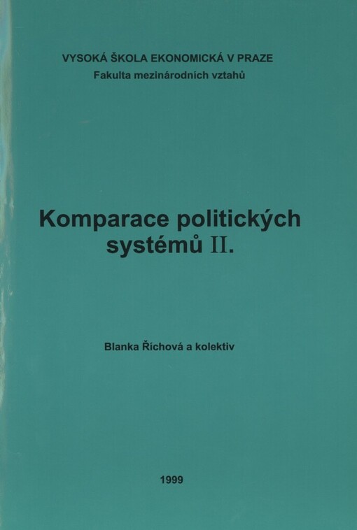 Komparace politických systémů II.