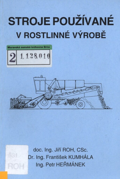 Stroje používané v rostlinné výrobě
