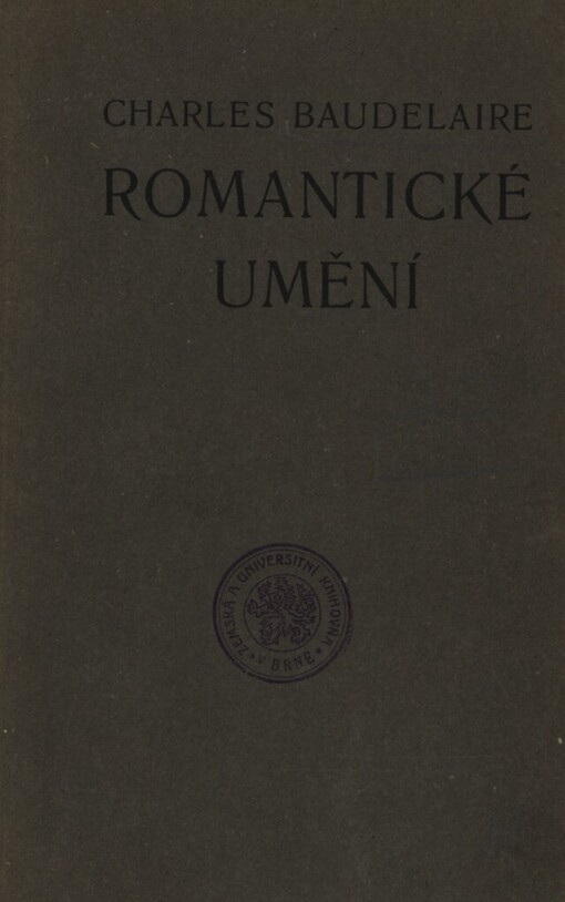 Romantické umění: essaie